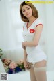 Ye Na hot beauty in nurse-style lingerie (9 photos) P4 No.76c1d0