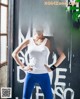 Beautiful Yoon Ae Ji poses glamor in gym fashion photos (56 photos) P11 No.e66751