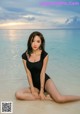 Beautiful Park Soo Yeon in the beach fashion picture in November 2017 (222 photos) P174 No.d34511