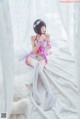 [桜桃喵] 加藤惠 Megumi Kato 紫色小睡裙 P31 No.89be06