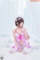 [桜桃喵] 加藤惠 Megumi Kato 紫色小睡裙 P8 No.c5be71
